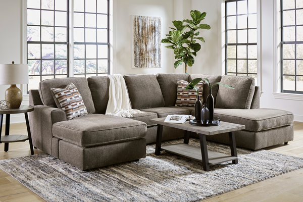 View O' Phannon 2 Pc Dual Chaise Sectional